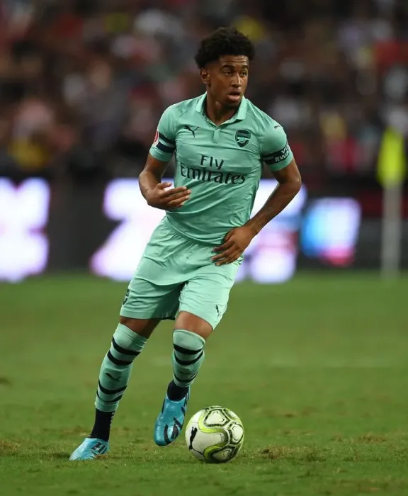 Framed Print : Reiss Nelson Stars: Arsenal's Breakout Performance Against Paris Saint-Germain in 2018 ICC, Singapore