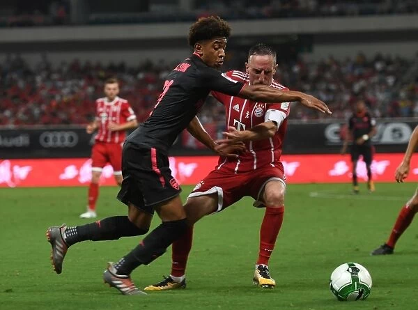 Reiss Nelson vs Franck Ribery: A Clash of Talents - Arsenal vs Bayern Munich, Shanghai, 2017