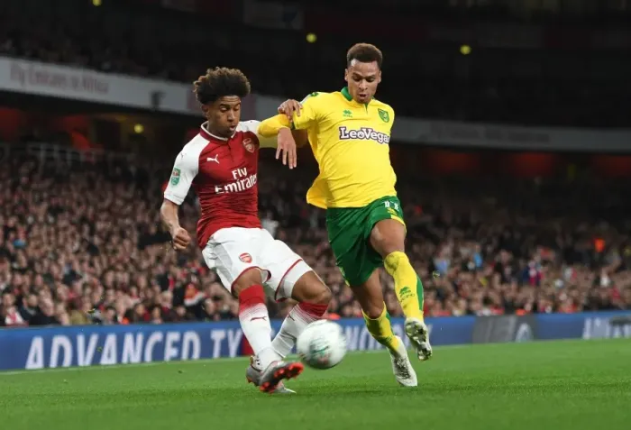 Framed Print : Reiss Nelson vs. Josh Murphy: A Carabao Cup Battle at Arsenal's Emirates Stadium Framed Print : Reiss Nelson vs. Josh Murphy: A Carabao Cup Battle at Arsenal's Emirates Stadium