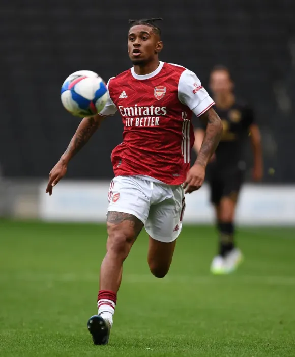 Framed Print : Reiss Nelson's Star Performance: Arsenal's Pre-Season Victory Over MK Dons Framed Print : Reiss Nelson's Star Performance: Arsenal's Pre-Season Victory Over MK Dons