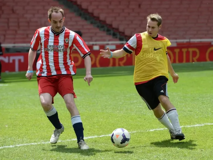 Framed Print : Retail Football Tournament 2014 at Emirates Stadium