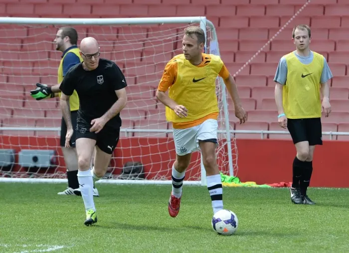Framed Print : Retail Football Tournament 2014 at Emirates Stadium