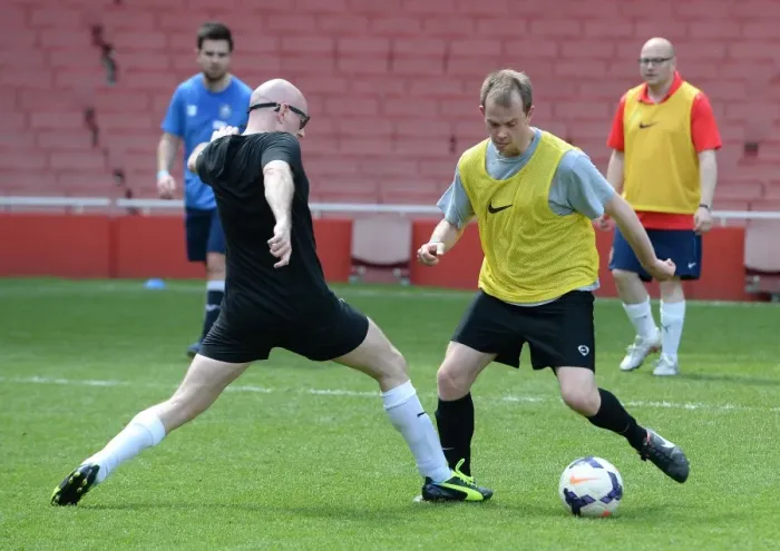 Framed Print : Retail Football Tournament 2014 at Emirates Stadium