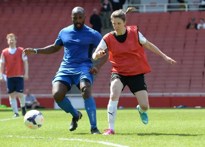 Framed Print : Retail Football Tournament 2014 at Emirates Stadium