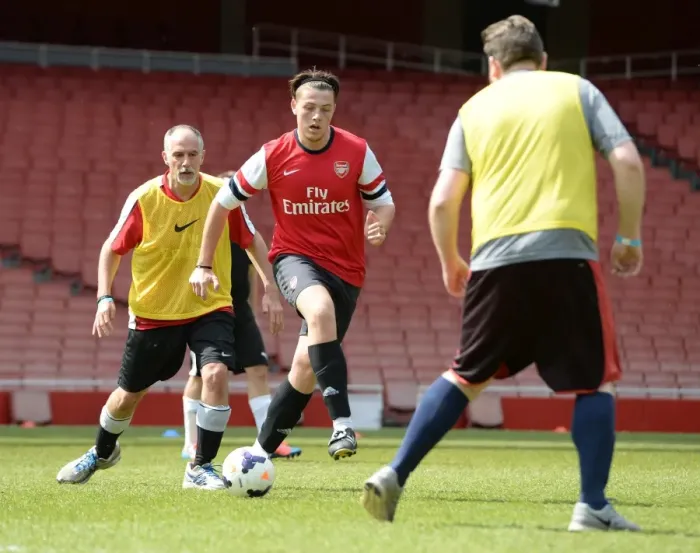Framed Print : Retail Football Tournament 2014 at Emirates Stadium