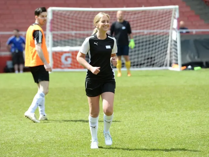 Framed Print : Retail Football Tournament 2014: Thrilling Matches at Emirates Stadium