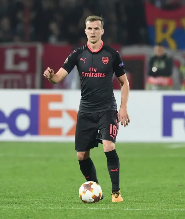 Framed Print : Rob Holding in Action: Arsenal vs. Red Star Belgrade, UEFA Europa League 2017-18 Framed Print : Rob Holding in Action: Arsenal vs. Red Star Belgrade, UEFA Europa League 2017-18