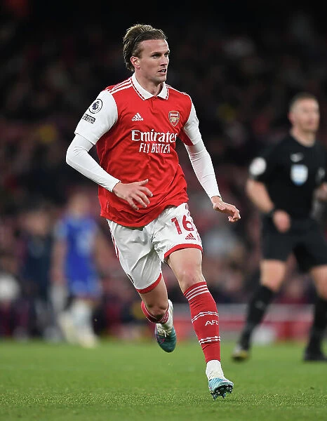 Rob Holding in Action: Arsenal vs. Chelsea, Premier League 2022-23