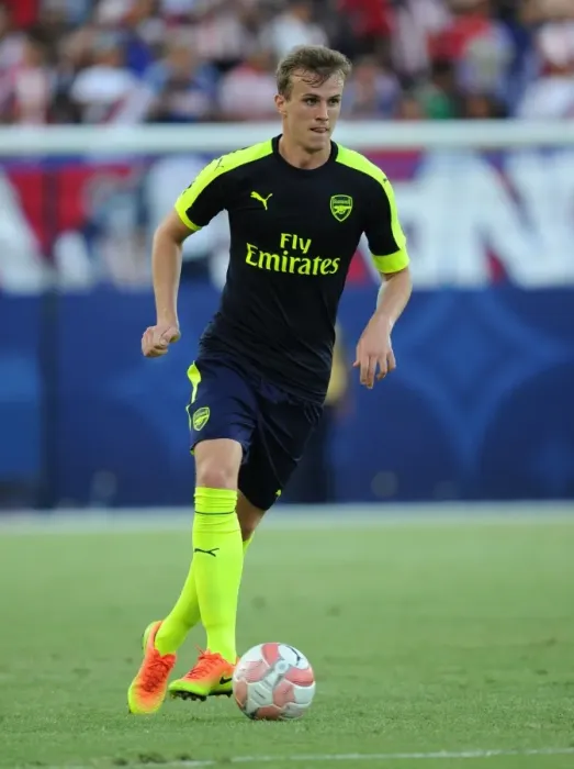 Framed Print : Rob Holding in Action: Arsenal vs Chivas, 2016 Pre-Season Friendly