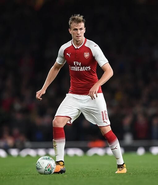 Rob Holding in Action: Arsenal vs Doncaster Rovers, Carabao Cup 2017-18