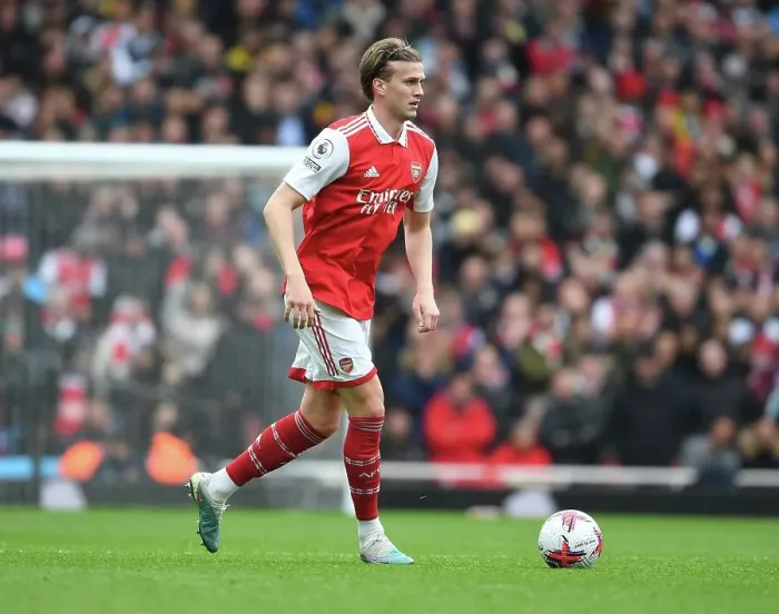 Framed Print : Rob Holding in Action: Arsenal vs Leeds United, Premier League 2022-23 Framed Print : Rob Holding in Action: Arsenal vs Leeds United, Premier League 2022-23