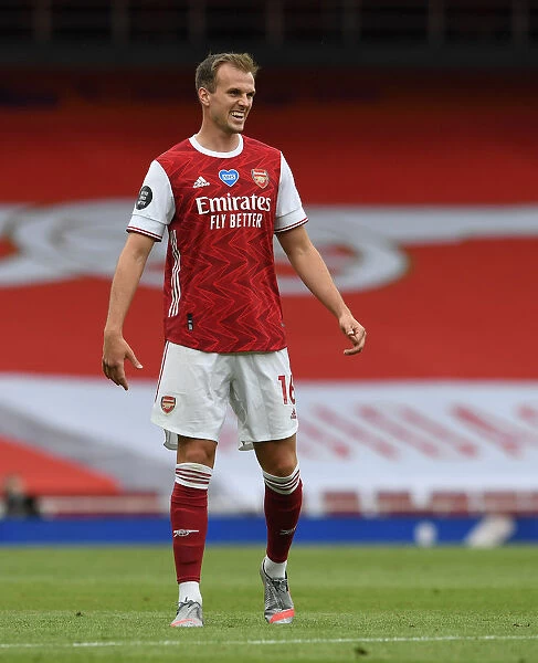 Rob Holding in Action: Arsenal vs. Watford (2019-20 Premier League)