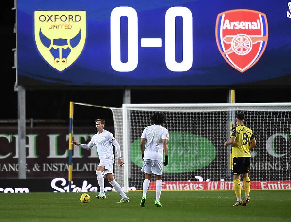 Rob Holding in Action: Arsenal's Defensive Powerhouse Shines in FA Cup Clash vs. Oxford United