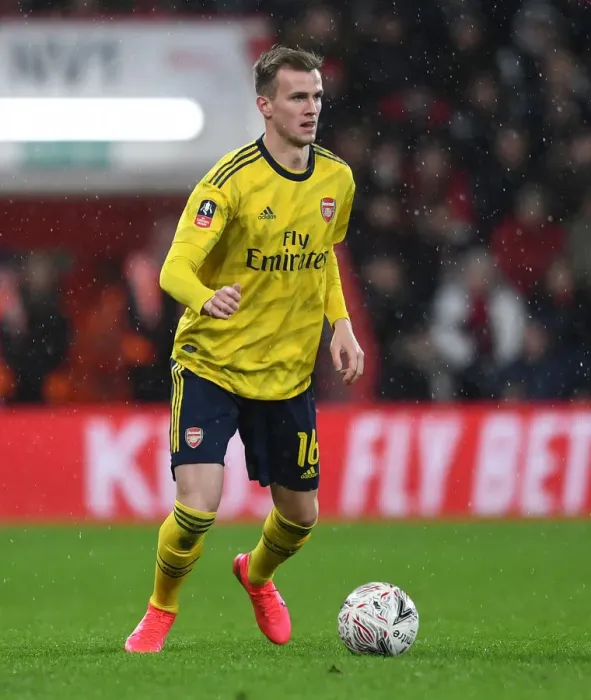 Framed Print : Rob Holding in Action: Arsenal's FA Cup Battle at AFC Bournemouth