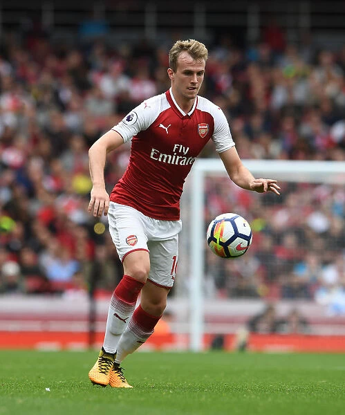 Rob Holding: In Action Against Brighton & Hove Albion, Arsenal Premier League 2017-18