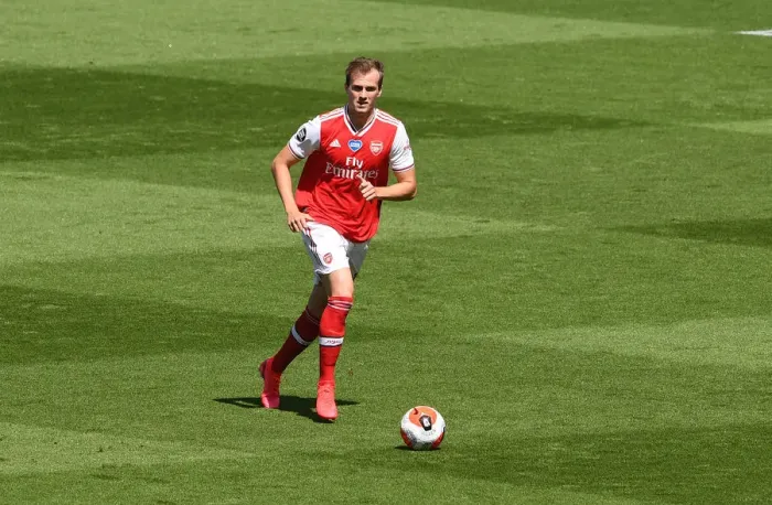 Framed Print : Rob Holding in Action: Brighton & Hove Albion vs. Arsenal FC, Premier League 2019-2020 Framed Print : Rob Holding in Action: Brighton & Hove Albion vs. Arsenal FC, Premier League 2019-2020