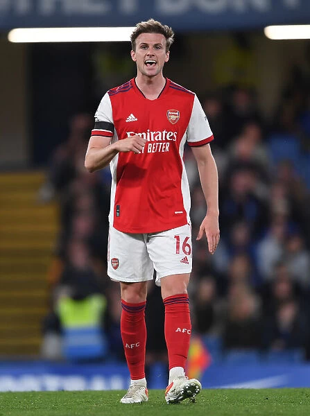 Rob Holding in Action: Chelsea vs Arsenal, Premier League 2021-22