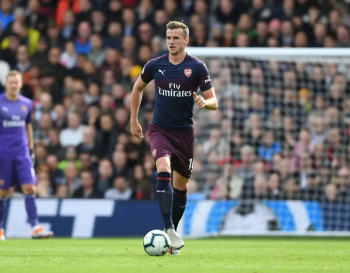 Framed Print : Rob Holding in Action: Fulham vs Arsenal, Premier League 2018-19 Framed Print : Rob Holding in Action: Fulham vs Arsenal, Premier League 2018-19