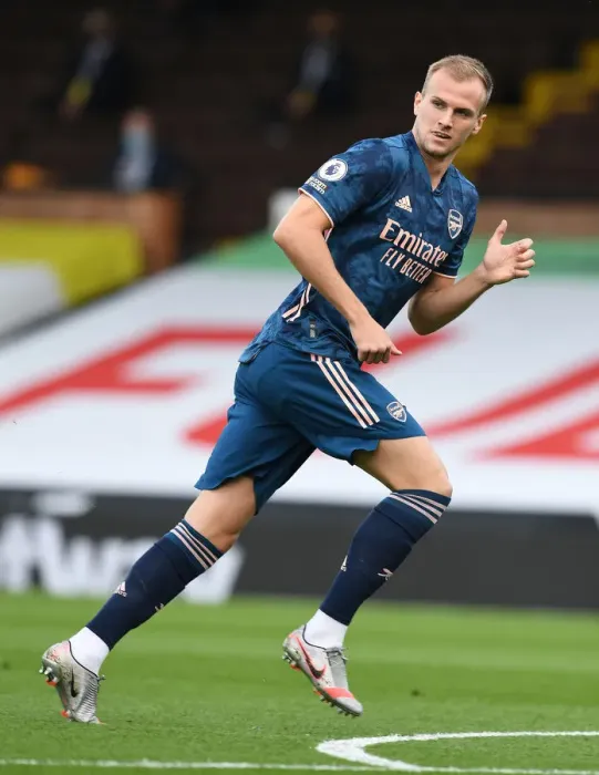 Framed Print : Rob Holding in Action: Fulham vs Arsenal, Premier League 2020-21 Framed Print : Rob Holding in Action: Fulham vs Arsenal, Premier League 2020-21