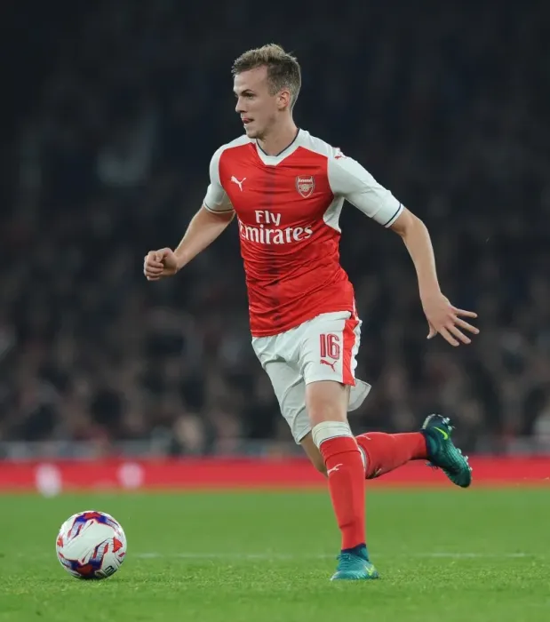 Framed Print : Rob Holding (Arsenal). Arsenal 2: 0 Reading. EFL Cup 4th Round. Emirates Stadium, 25  /  11  /  16