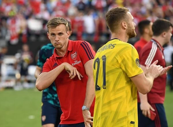 Rob Holding: Arsenal Defender's Emotional Moment After Arsenal vs. Fiorentina at 2019 International Champions Cup in Charlotte