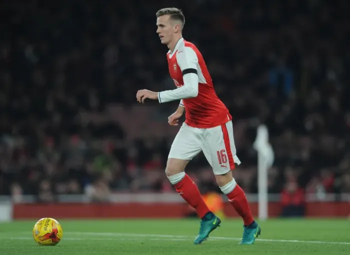 Framed Print : Rob Holding: Arsenal's Defensive Woes in EFL Cup Quarterfinal vs Southampton (30 / 11 / 16)