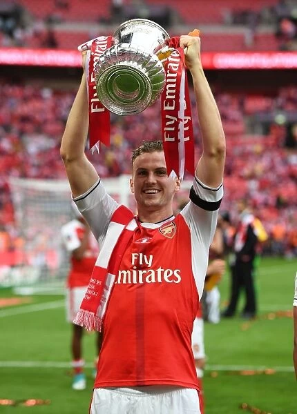 Rob Holding: Arsenal's FA Cup Victory Celebration
