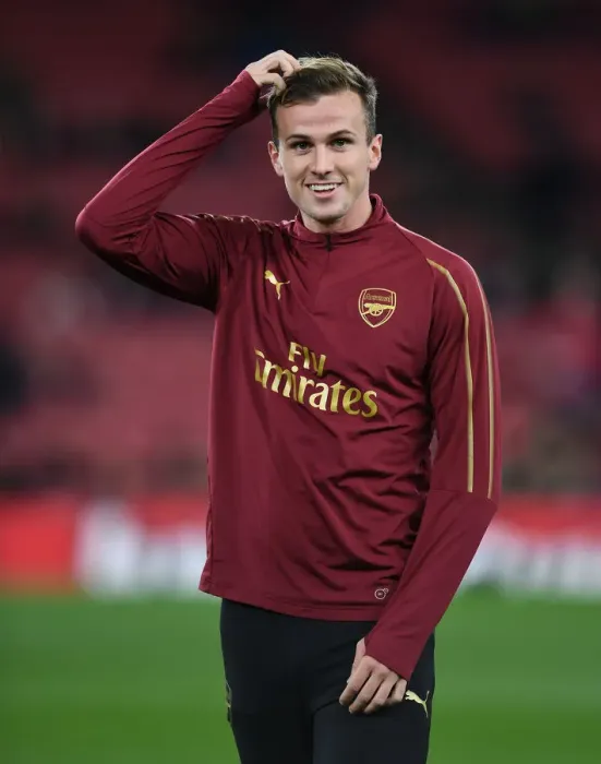 Framed Print : Rob Holding: Arsenal's Unyielding Defender in Carabao Cup Showdown Against Blackpool