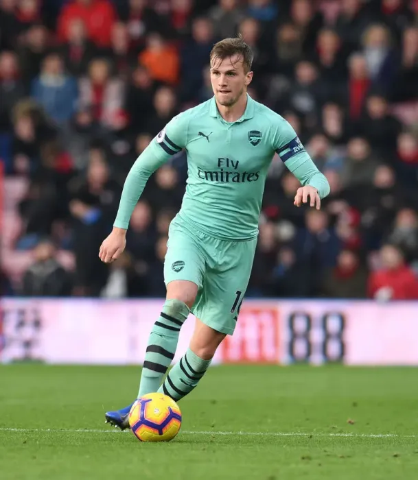 Framed Print : Rob Holding Focuses in AFC Bournemouth vs Arsenal FC Premier League Clash Framed Print : Rob Holding Focuses in AFC Bournemouth vs Arsenal FC Premier League Clash