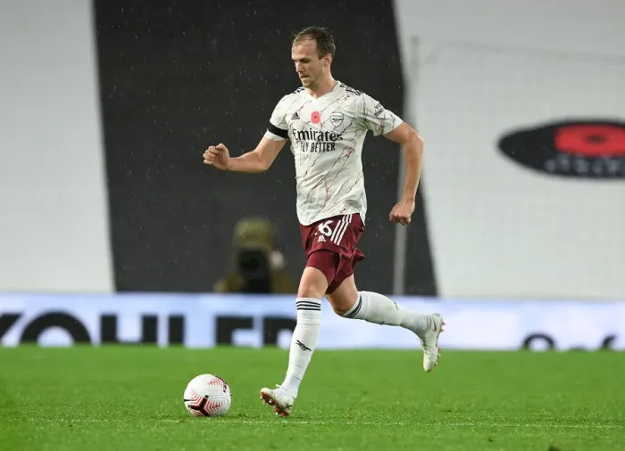 Framed Print : Rob Holding at Empty Old Trafford: Arsenal's 2020-21 Premier League Match Against Manchester United Framed Print : Rob Holding at Empty Old Trafford: Arsenal's 2020-21 Premier League Match Against Manchester United