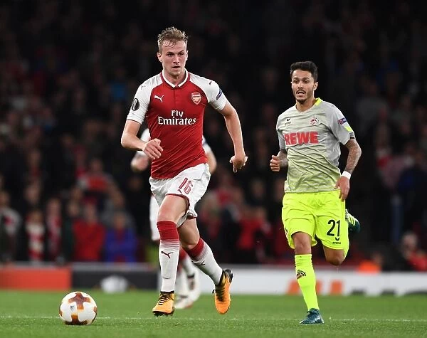 Rob Holding vs. Leonardo Bittencourt: Battle at the Emirates - Arsenal FC vs. 1. FC Koeln, Europa League 2017