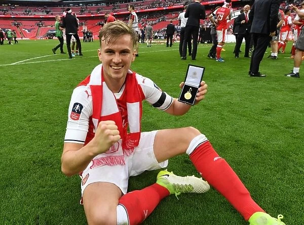 Rob Holding's Emotional Moment after Arsenal's FA Cup Final Victory over Chelsea