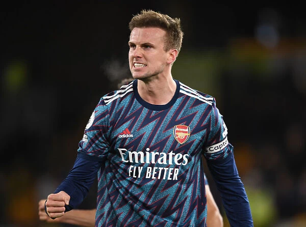 Rob Holding's Jubilant Moment: Arsenal's Victory over Wolverhampton Wanderers in the Premier League