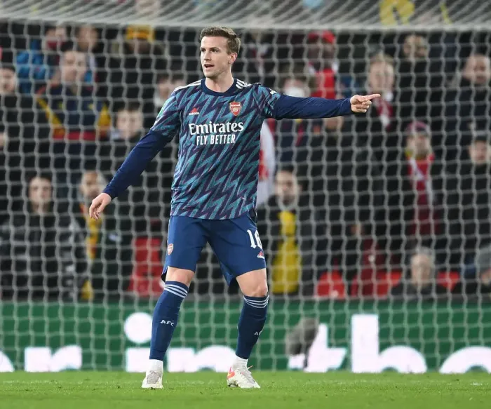 Framed Print : Rob Holding's Unyielding Performance: Arsenal vs. Liverpool Carabao Cup Semi-Final Showdown Framed Print : Rob Holding's Unyielding Performance: Arsenal vs. Liverpool Carabao Cup Semi-Final Showdown