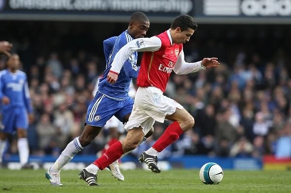 Robin van Perise (Arsenal) Salomon Kalou (Chelsea)