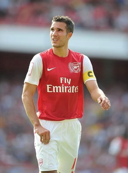 Robin van Persie in Action for Arsenal against New York Red Bulls - Emirates Cup 2011