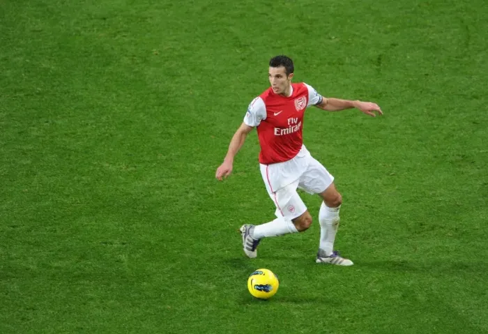 Framed Print : Robin van Persie in Action: Arsenal vs. Wolverhampton Wanderers, Premier League 2011-2012 Framed Print : Robin van Persie in Action: Arsenal vs. Wolverhampton Wanderers, Premier League 2011-2012
