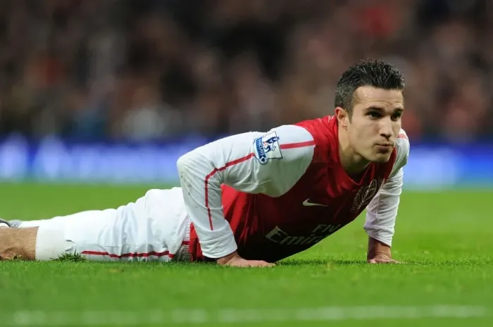 Framed Print : Robin van Persie in Action: Arsenal vs. Queens Park Rangers (2011-12) Framed Print : Robin van Persie in Action: Arsenal vs. Queens Park Rangers (2011-12)