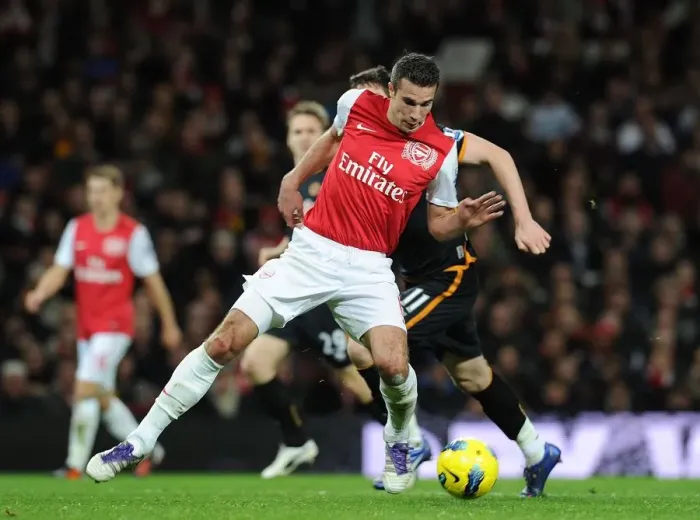 Framed Print : Robin van Persie in Action: Arsenal vs. Wolverhampton Wanderers (2011-2012) Framed Print : Robin van Persie in Action: Arsenal vs. Wolverhampton Wanderers (2011-2012)
