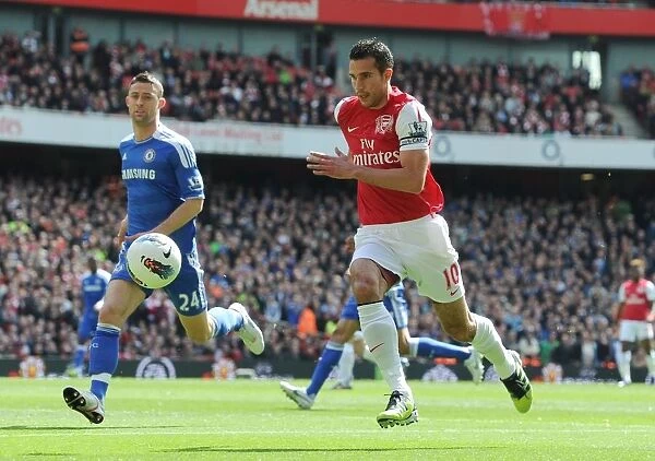Robin van Persie in Action: Arsenal vs. Chelsea, Premier League 2011-12