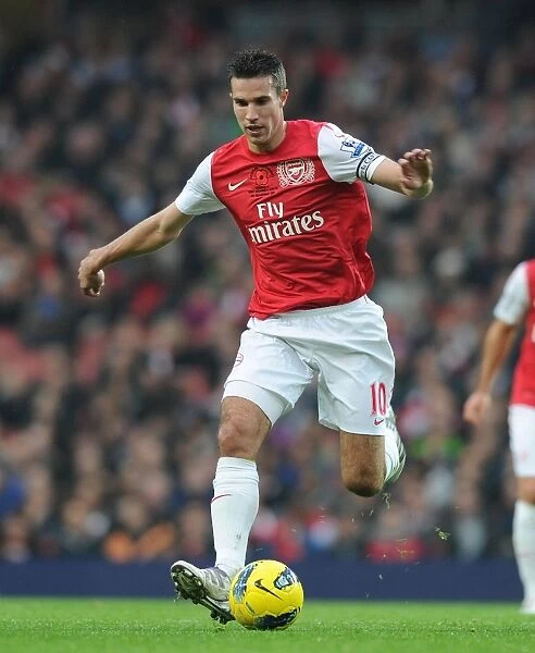 Robin van Persie: In Action for Arsenal Against West Bromwich Albion, Premier League 2011-12