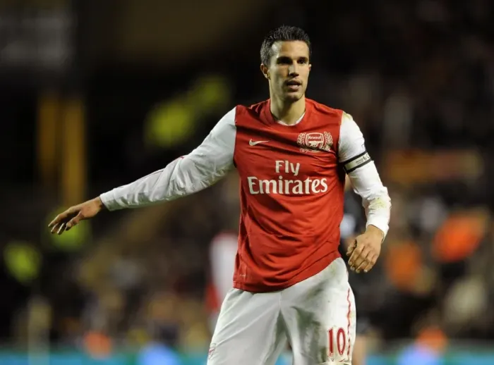 Framed Print : Robin van Persie in Action: Arsenal's Star Striker vs. Wolverhampton Wanderers, Premier League 2011-12 Framed Print : Robin van Persie in Action: Arsenal's Star Striker vs. Wolverhampton Wanderers, Premier League 2011-12