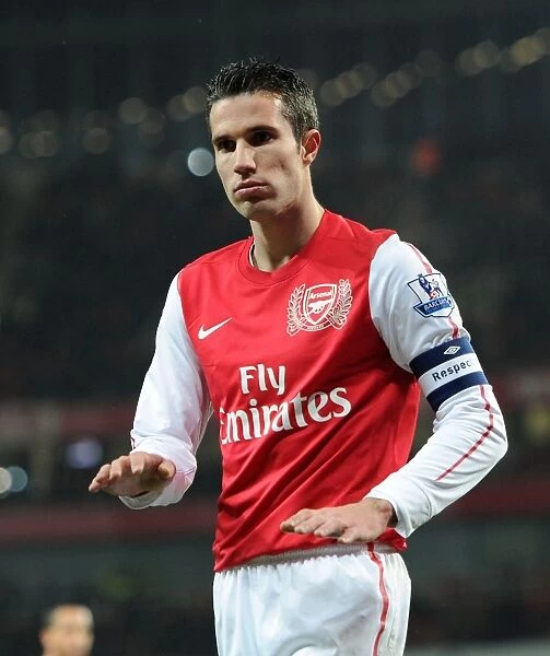 Robin van Persie in Action: Arsenal's Star Strikes FA Cup 2011-12