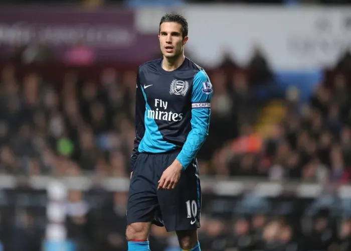 Framed Print : Robin van Persie in Action: Arsenal's Striker Shines Against Aston Villa, Premier League 2011-12 Framed Print : Robin van Persie in Action: Arsenal's Striker Shines Against Aston Villa, Premier League 2011-12