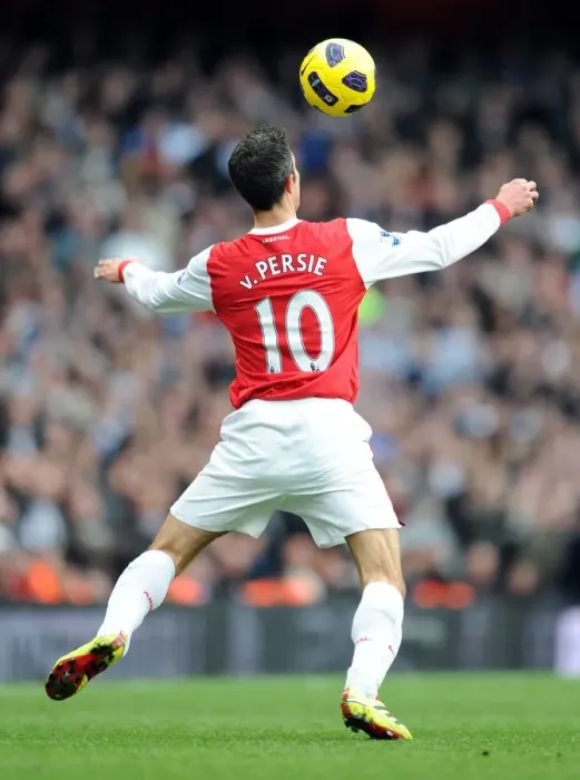 Framed Print : Robin van Persie (Arsenal). Arsenal 0: 1 Newcastle United. Barclays Premier League