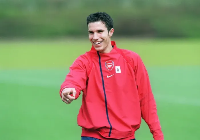 Framed Print : Robin van Persie (Arsenal). Arsenal Training Session Framed Print : Robin van Persie (Arsenal). Arsenal Training Session