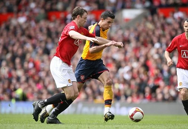 Robin van Persie (Arsenal) Jonny Evans (Man United)