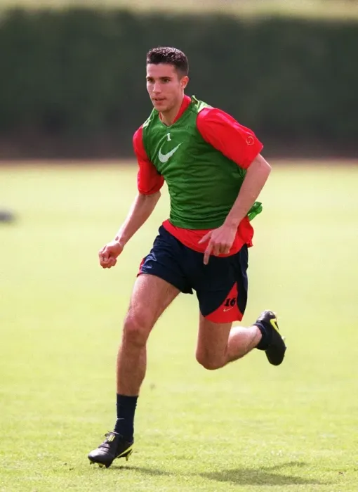 Framed Print : Robin van Persie at Arsenal Training, 2004