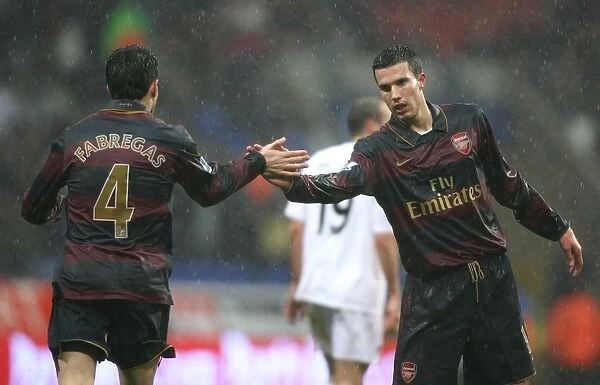 Robin van Persie and Cesc Fabregas (Arsenal)