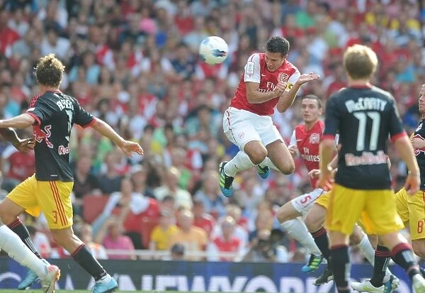 Robin van Persie Scores for Arsenal Against New York Red Bulls at Emirates Cup, 2011